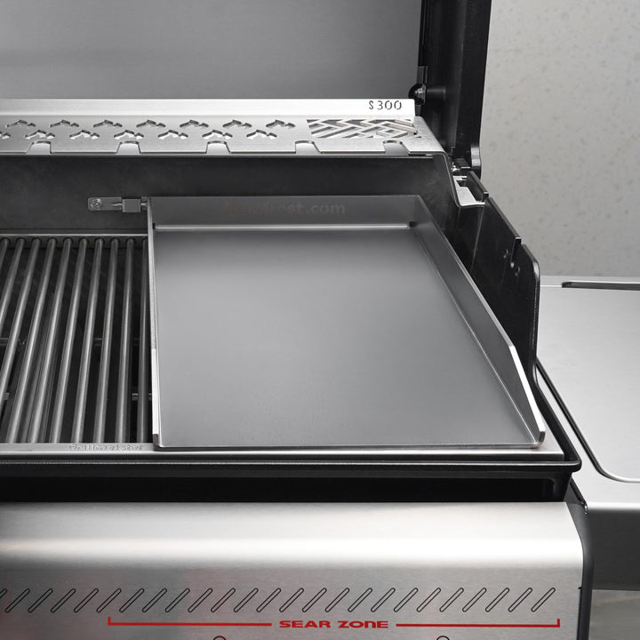 Plancha Grillplatte Edelstahl 4mm 44,3x26cm für Weber Spirit - Bild 3