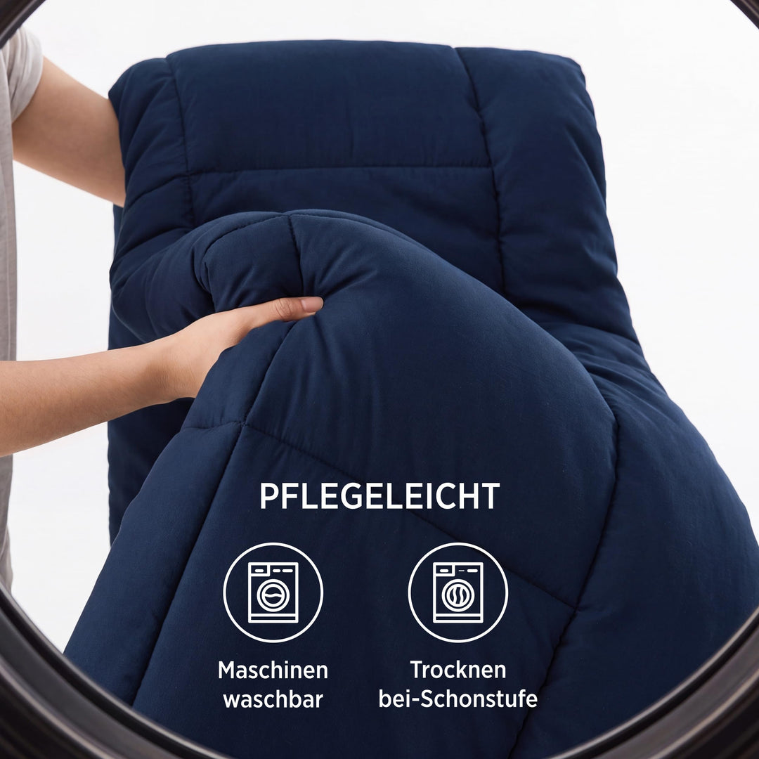 Bettdecke mit integriertem Bezug 135x200 Mikrofaser Ganzjahres - Bild 5