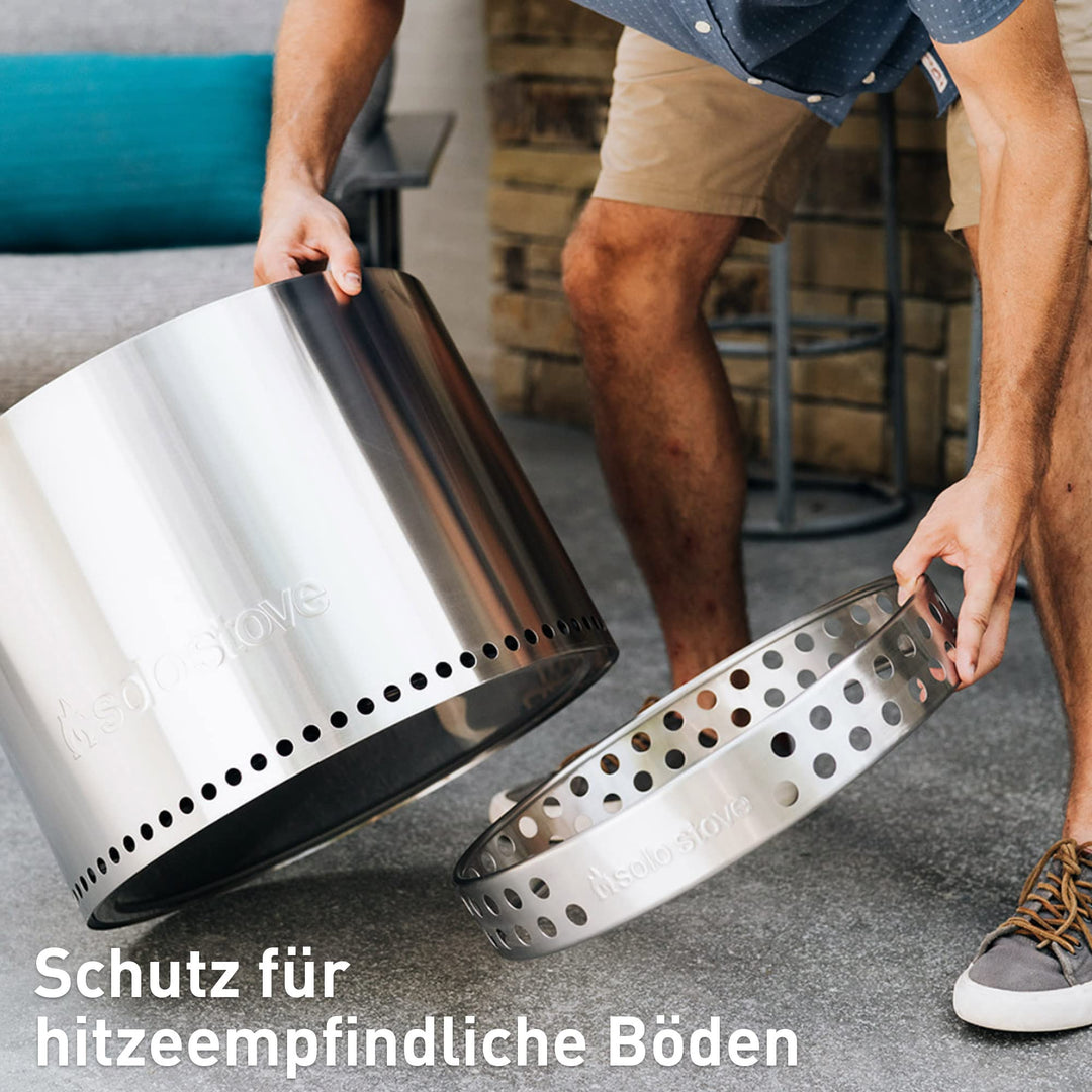 Feuerschalen-Standfuss Edelstahl 7 cm Erhöhung für Bonfire - Bild 3