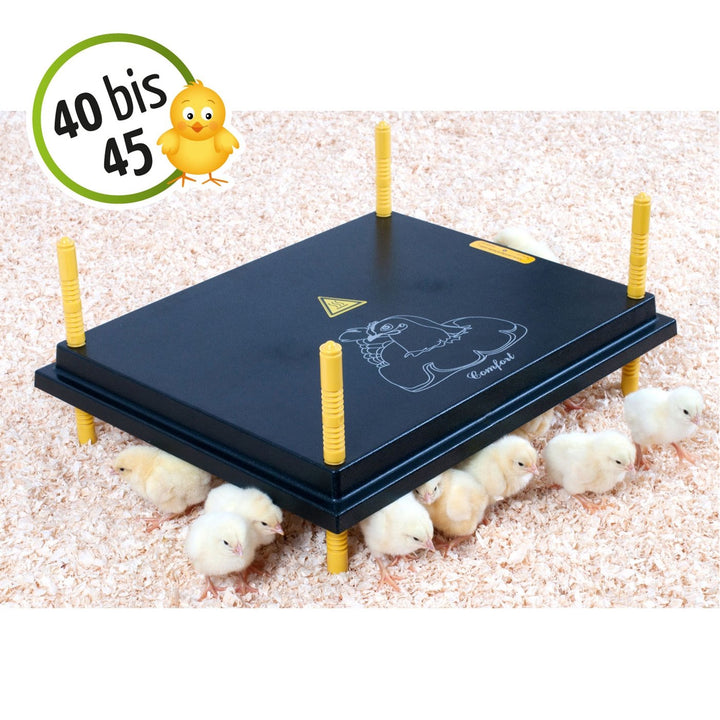 Küken-Wärmeplatte 40x50 cm 46W höhenverstellbar für bis zu 45 Küken - Bild 2