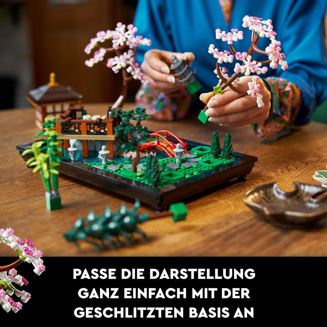 Klemmbausteine Zen-Garten japanisch inspiriert 1363 Teile Erwachsene - Bild 4