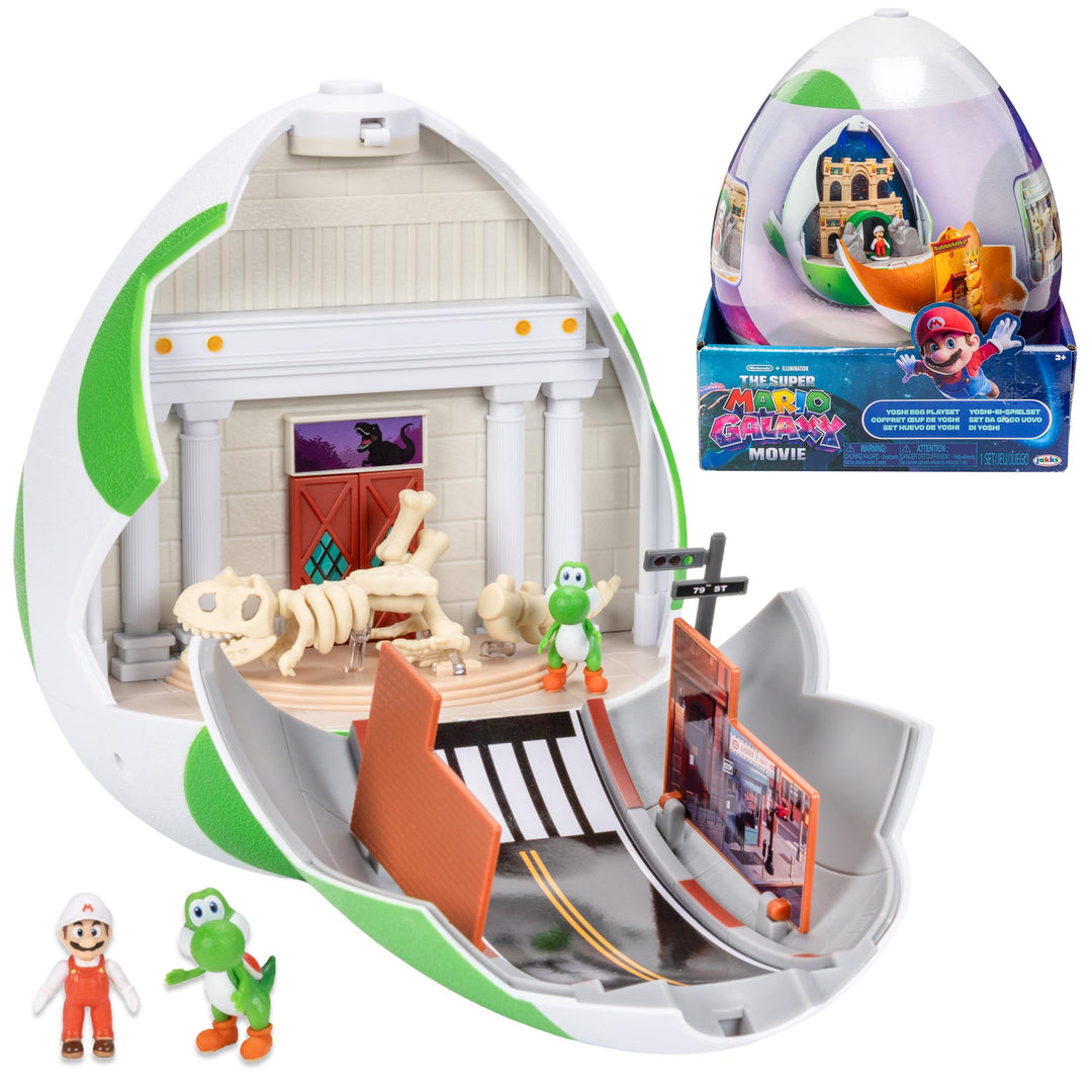 Yoshi-Ei Spielset Super Mario Film 23 cm mit 2 Figuren ab 3 Jahren