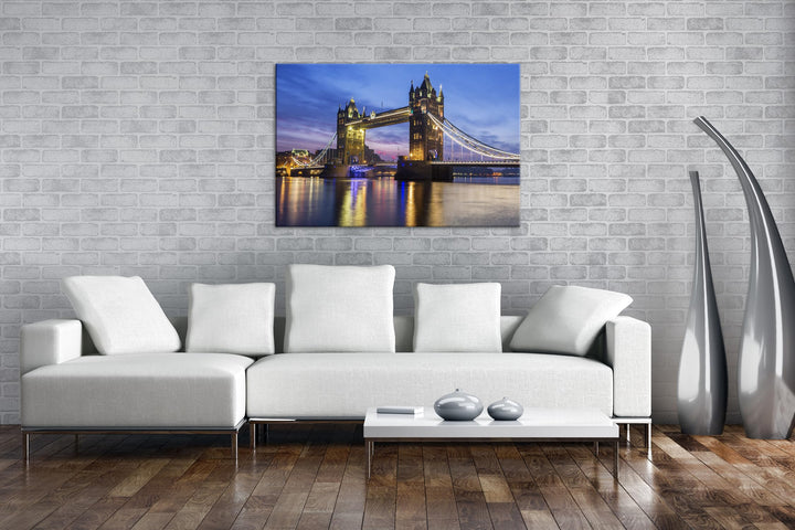Leinwandbild Tower Bridge London 80x60 cm auf Keilrahmen - Bild 2