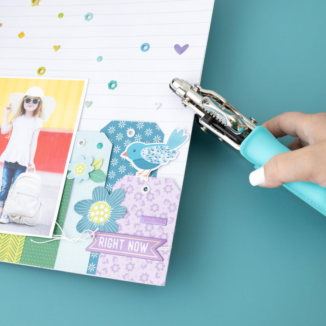 Lochstanze und Ösensetzer 2-in-1 für Papier, Leder und Metall - Bild 10