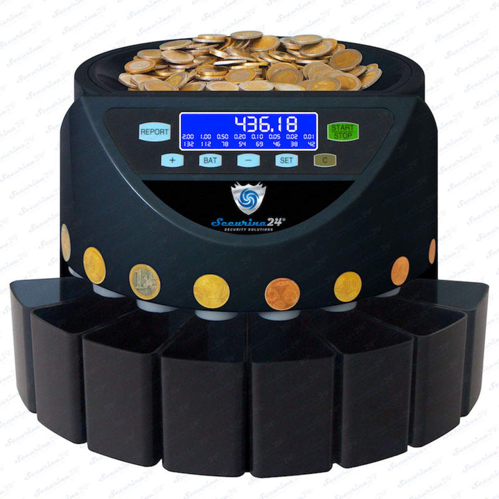Münzsortierer &amp; Münzzähler Euro 1 Cent–2 Euro mit LCD-Display - Bild 4