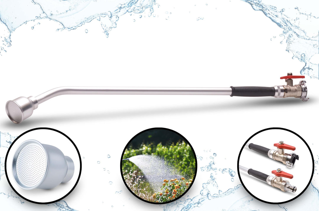 Giessstab Aluminium 73 cm mit ALU-Brausekopf 260 Löcher Geka-Kupplung - Bild 2