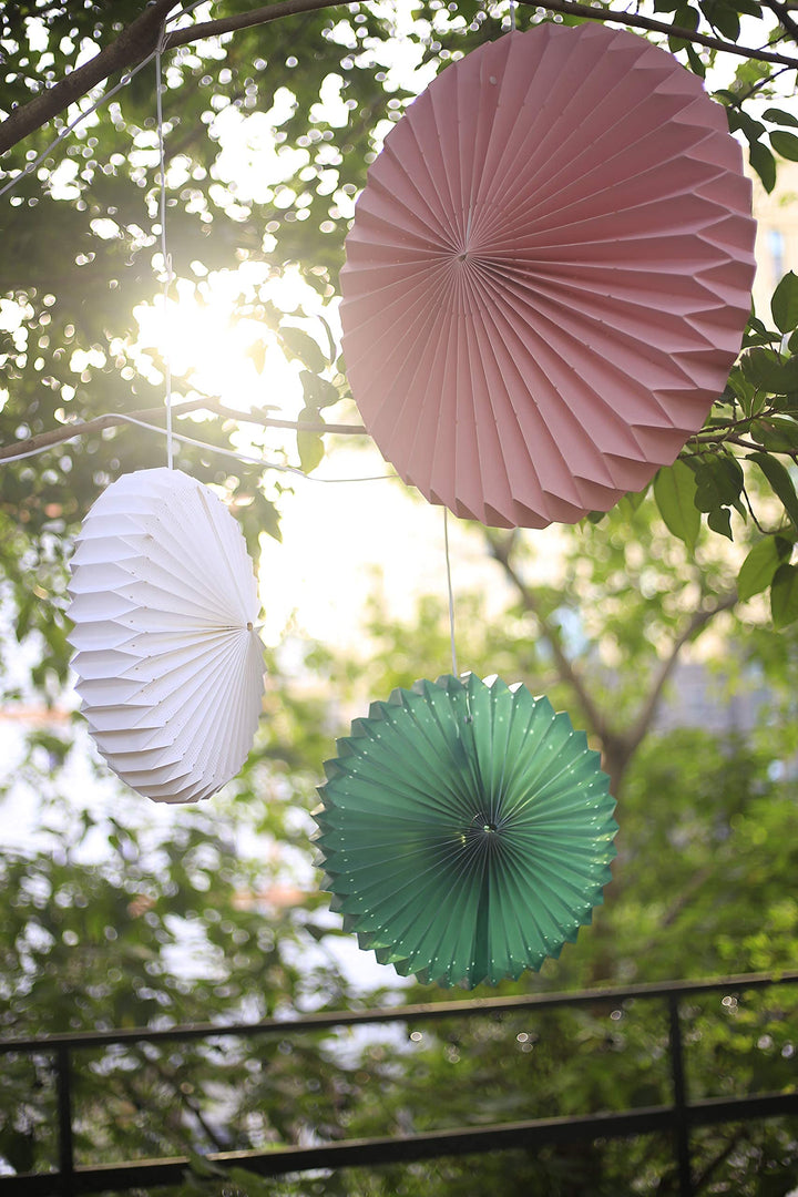 Lampion wetterfest Rosa Ø40cm für Outdoor &amp; Indoor mit LED E14 - Bild 9