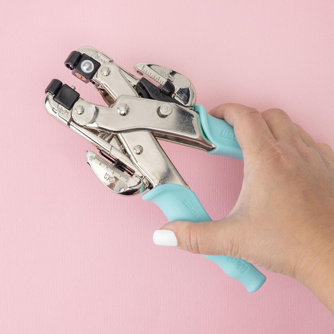 Lochstanze und Ösensetzer 2-in-1 für Papier, Leder und Metall - Bild 7