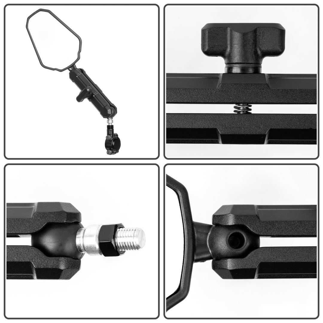 Motorrad Spiegel 360° verstellbar E24-geprüft für 22mm Lenker - Bild 4