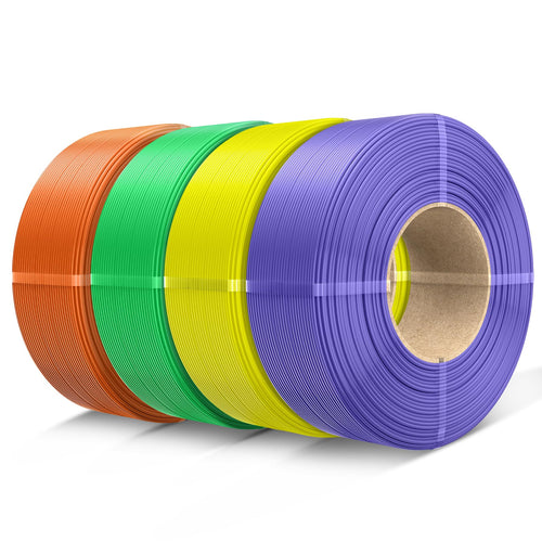 PETG Filament Refill 1,75mm 4x1kg Sonnenorange Gelb Grün Lavendel