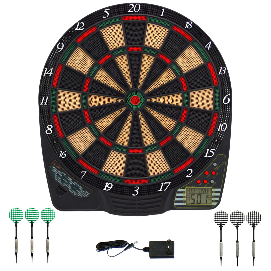 Elektronische Dartscheibe mit LCD-Anzeige 21 Spiele für 4 Spieler - Bild 4