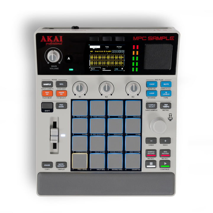 Sampler Standalone mit Sequenzer 16 Pads Akku 60 Effekte