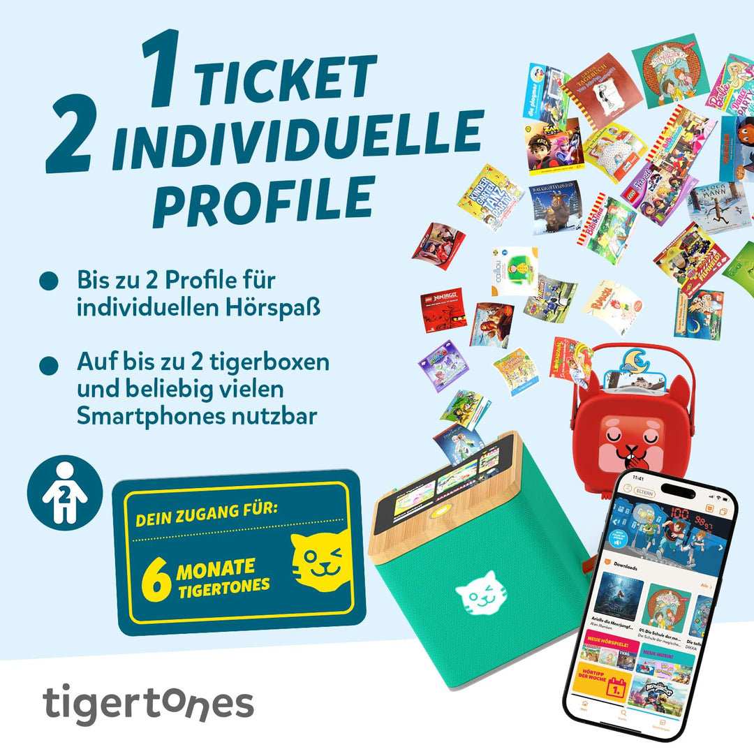 Kinder-Streaming-Zugang tigertones Duo 6 Monate, 30.000 Titel - Bild 4