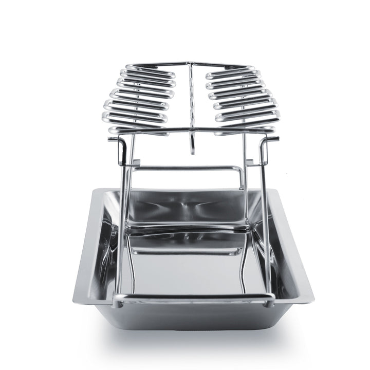 Hähnchenschenkel Halter Edelstahl 14er Rack klappbar Grill &amp; Backofen - Bild 4