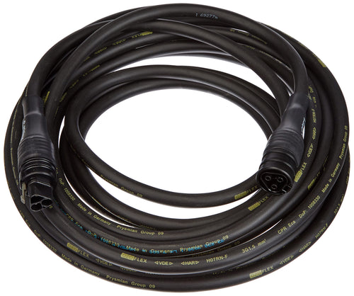 Gummi-Anschlussleitung 3-polig 7m IP68 250V/16A Verlängerung