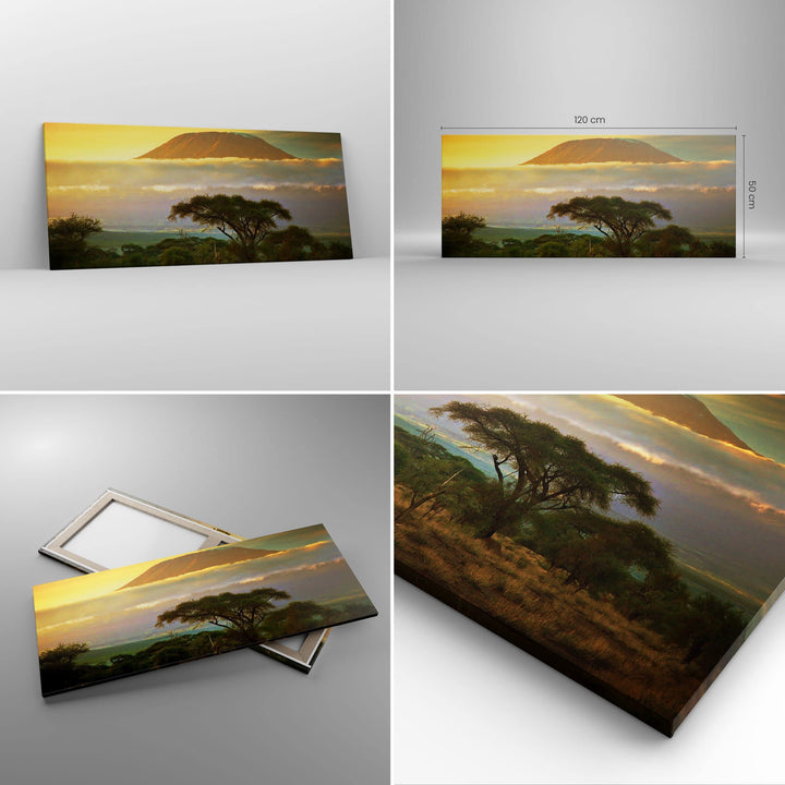Leinwandbild Landschaft &amp; Natur 120x50cm aufhängefertig - Bild 2