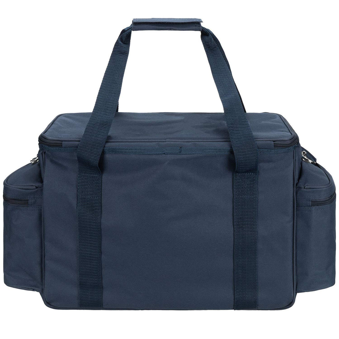 Picknickkorb Tasche XXL 57-teilig für 6 Personen Blau-Weiss - Bild 5