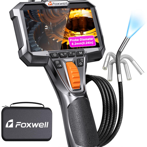 Endoskopkamera 6,2mm 220° schwenkbar IP67 mit IPS-Display
