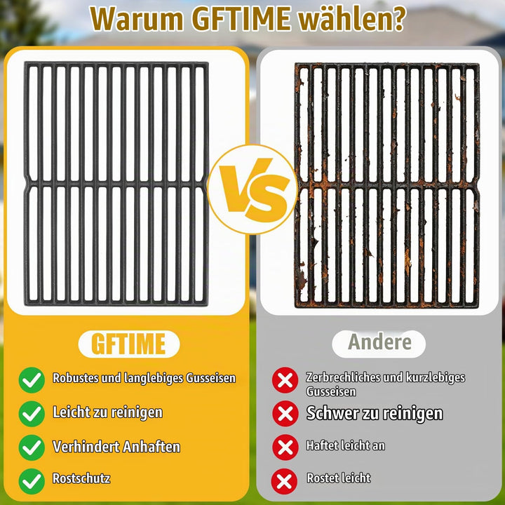 Grillrost Gusseisen 38x57 cm für Weber Spirit Classic E210 E220 - Bild 6