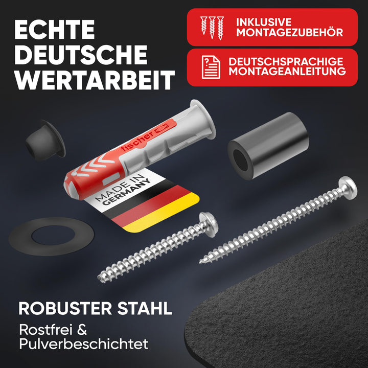 Wandhalterung Einhell Akku &amp; Ladegerät Schwarz Doppel 18V - Bild 6