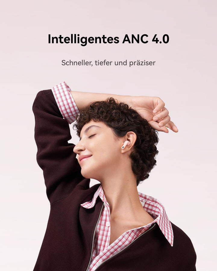 In-Ear Kopfhörer ANC 4.0 True Wireless 35h Akku IP54 Weiss - Bild 4