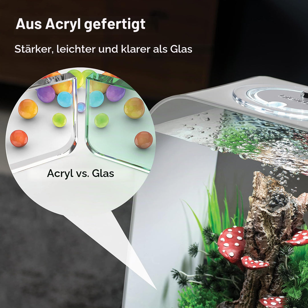 Aquarium-Komplett-Set Acryl 15 L mit LED und Filtersystem - Bild 4