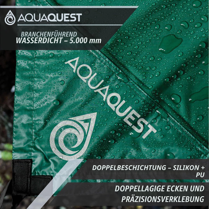 Camping-Tarp wasserdicht 3x2m ultraleicht für 2 Personen grün - Bild 2