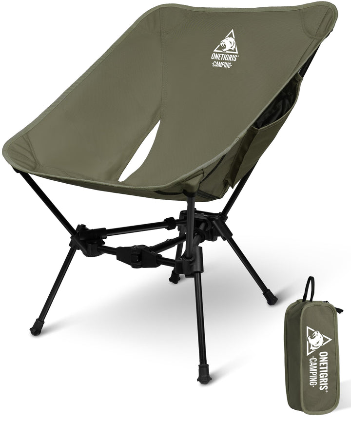 Campingstuhl faltbar 7075-Alu Dreiecksrahmen 150 kg Tragkraft