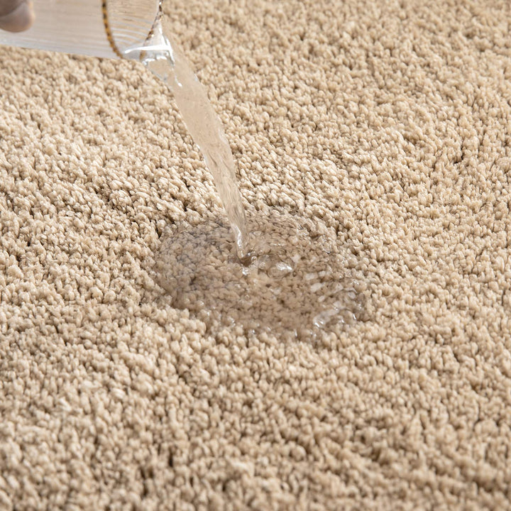 Badematte rutschfest Mikrofaser waschbar Beige 70x120 cm - Bild 7