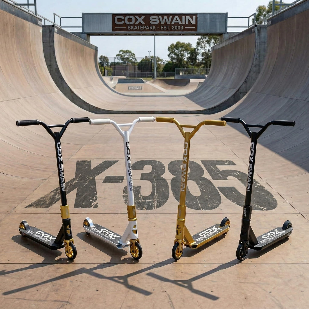 Stunt Scooter 100mm ALU-Kern ABEC9 Lager SCS Compression schwarz - Bild 9