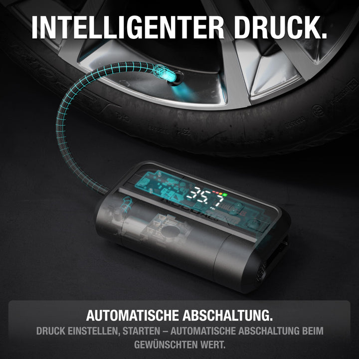 Akku-Luftkompressor 5A kabellos 17 SLPM für Auto Fahrrad Sport - Bild 5