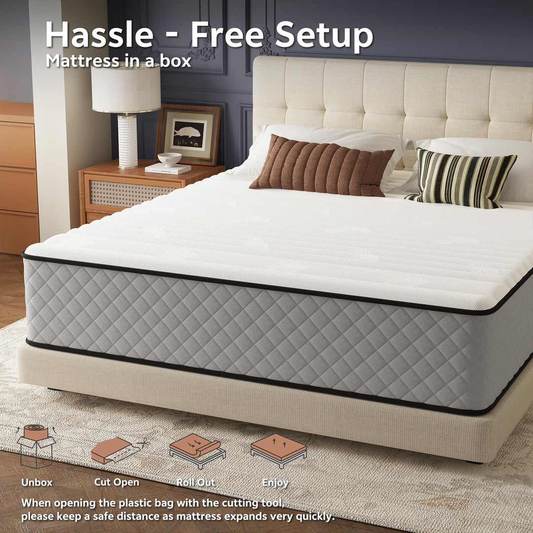 Taschenfederkernmatratze 160x200 cm 7-Zonen Memory Foam H2/H3 25 cm - Bild 8