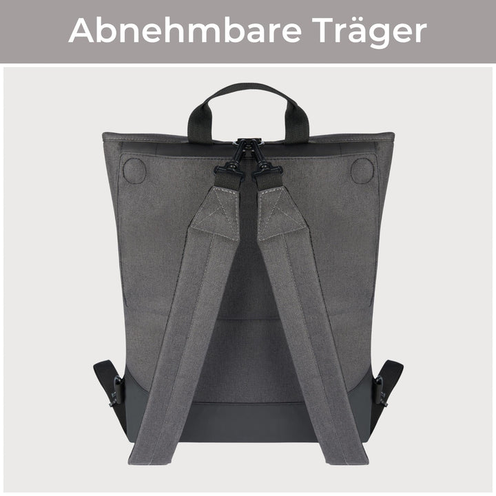 Fahrradtasche Gepäckträger 2-in-1 Rucksack 14-19L Laptopfach - Bild 4