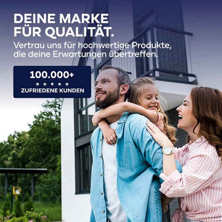 Fassadenfarbe Weiss matt 10 L für Putz Beton Mauerwerk - Bild 7