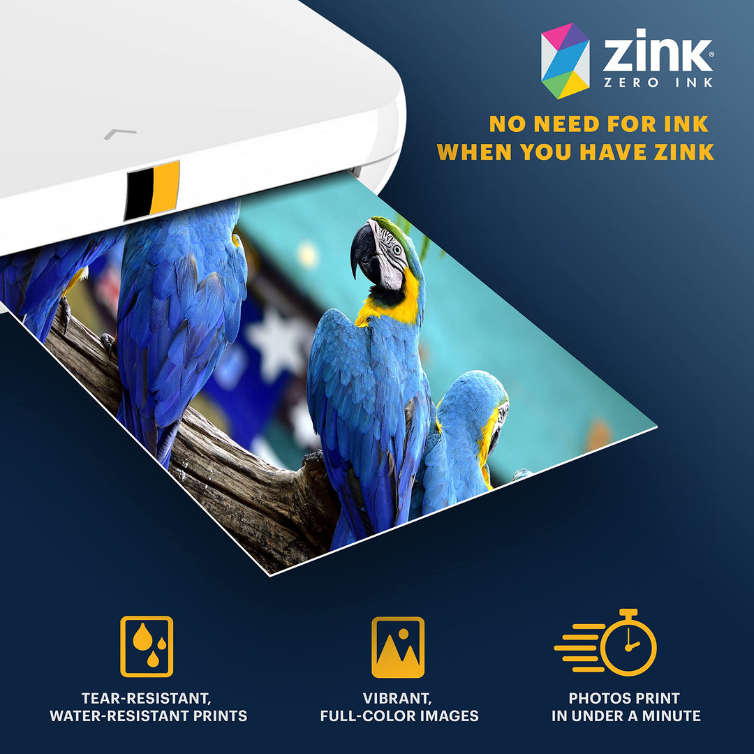 Zink Fotopapier 2x3 Zoll mit Kleberücken 100 Blatt für Sofortbilddrucker - Bild 6