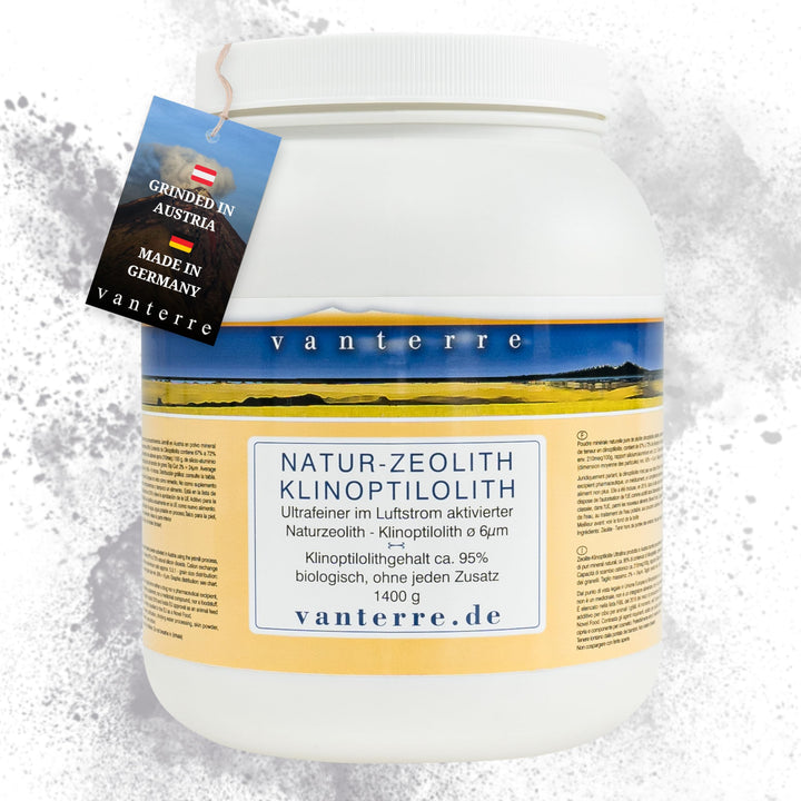 Zeolith Klinoptilolith ultrafein 6µm 1400g in HDPE-Dose - Bild 5