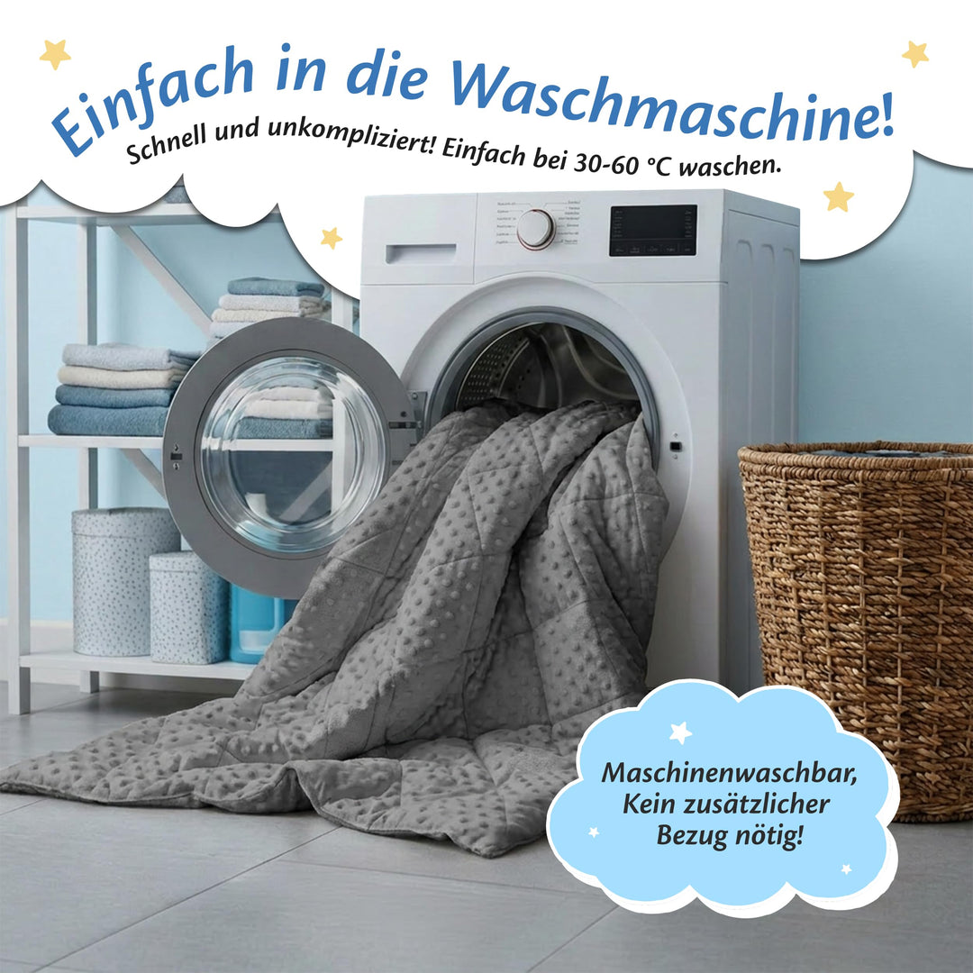Gewichtsdecke Kinder 3,2 kg Therapiedecke 7-lagig 100x150 cm - Bild 5