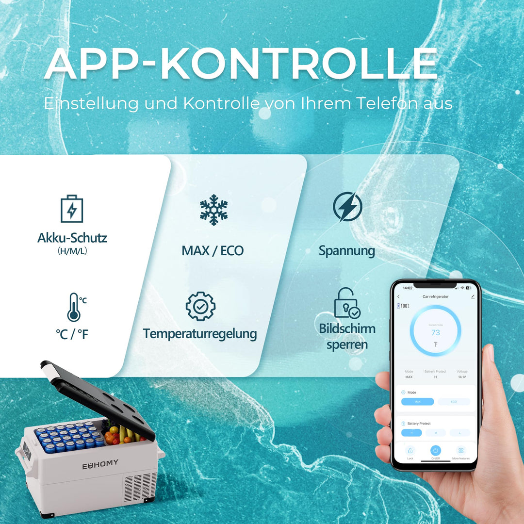 Kompressor Kühlbox 30,6L 12V/24V mit App -20°C bis +20°C - Bild 2