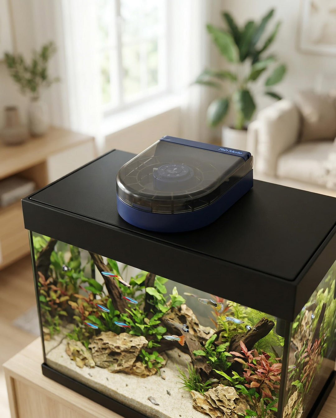 Aquarium Futterautomat 14 Portionen Quarz-Timer bis 150 Liter - Bild 9