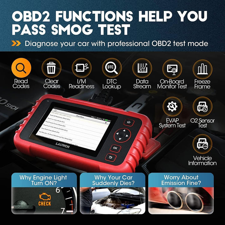 OBD2 Diagnosegerät 4-Systeme 7 Reset-Funktionen 5-Zoll-Touchscreen - Bild 7