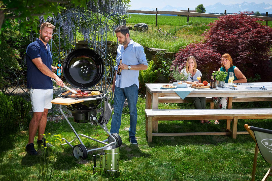 Anzündkamin Edelstahl 18/0 mit Funkenschutz für Kohlegrill - Bild 5