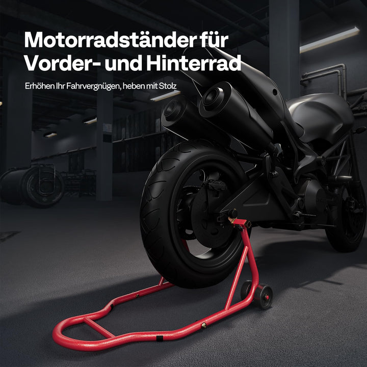 Motorradheber Hinterrad Stahl bis 200 kg mit 4 Rollen - Bild 2