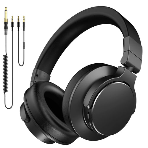 Studio Kopfhörer Over-Ear mit Bluetooth 5.4, 50-mm-Treiber, DJ
