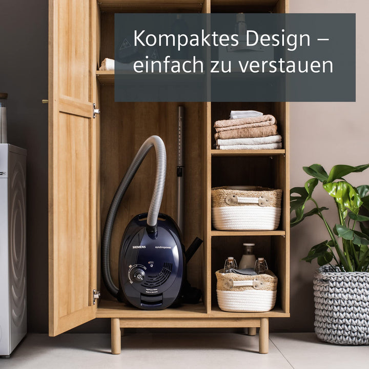 Staubsauger mit Beutel 700W Hygienefilter für Hartboden und Teppich - Bild 6