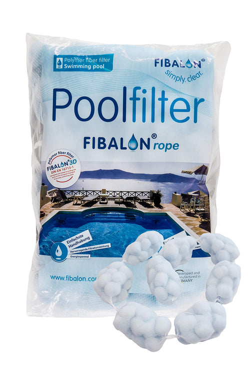 Polymerfaser Poolfilter 8 Netze ersetzt 25 kg Sand Sandfilteranlage