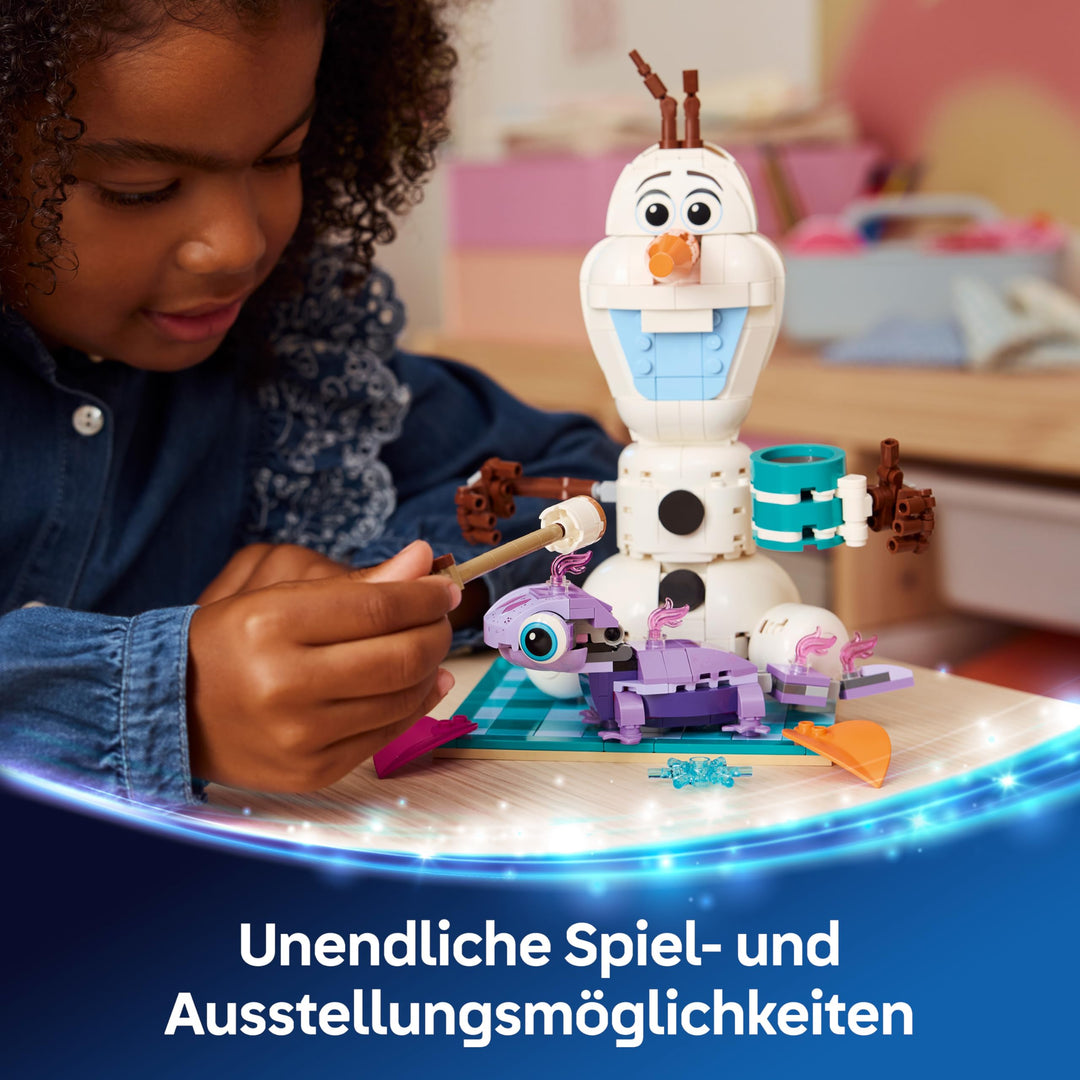 Klemmbausteine Frozen Olaf &amp; Bruni Picknick-Set 478 Teile ab 7 Jahre - Bild 4