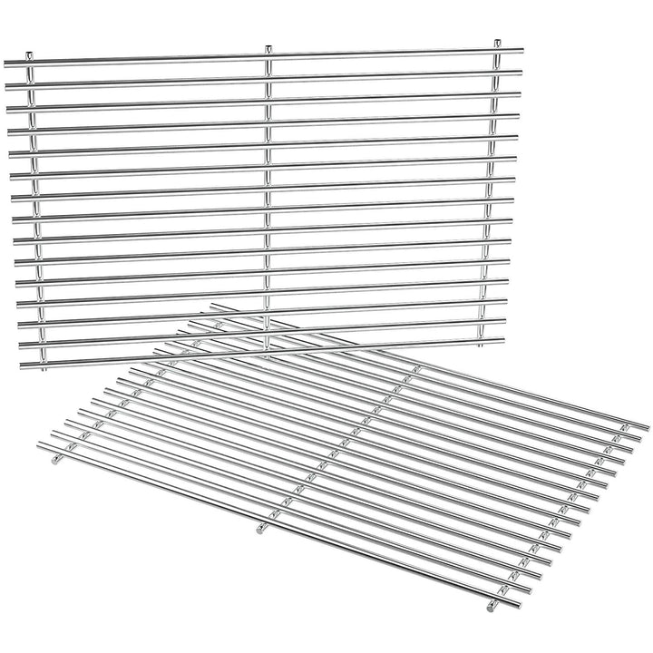 Grillrost Edelstahl 49,5x32cm für Weber Genesis 300 Serie, 2er-Set