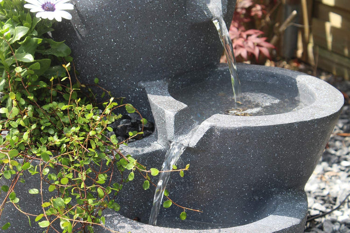 Terrassenbrunnen bepflanzbar mit LED-Beleuchtung 59 cm Springbrunnen - Bild 7