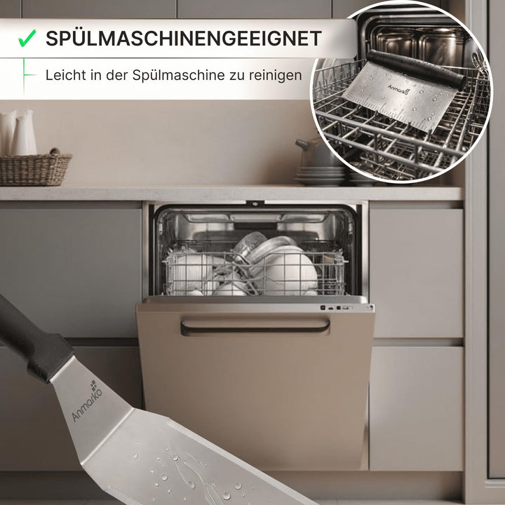 Pfannenwender-Set Edelstahl 4-teilig für Grill und Pfanne - Bild 10