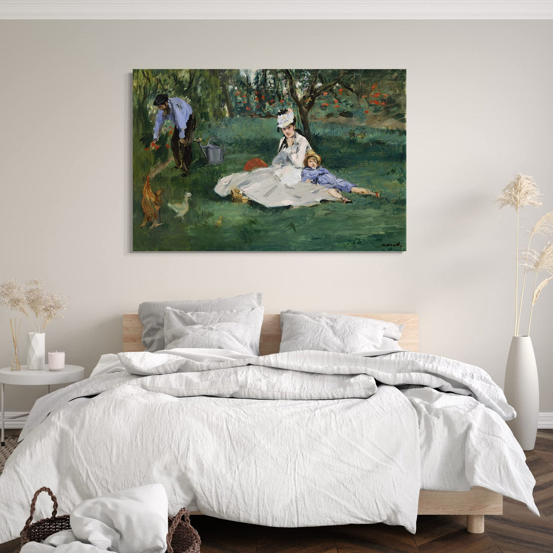 Leinwandbild Manet Familie Monet in Argenteuil 80x60 cm - Bild 6